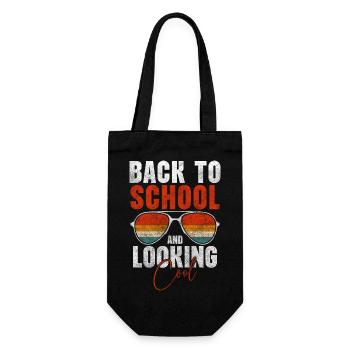 Student University Money Lecturer - Gift Bag for Bottles - black - Front