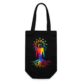 Symbol of nature's lowest common denominator - Gift Bag for Bottles - black - Front