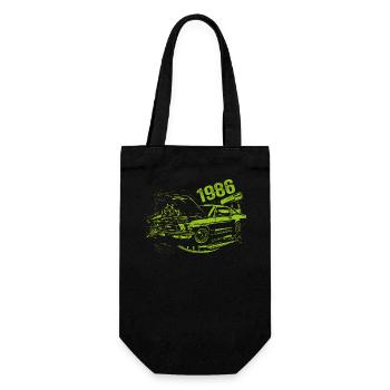 1986 Birthday Vintage Model 1986 Vintage 1986 - Gift Bag for Bottles - black - Front