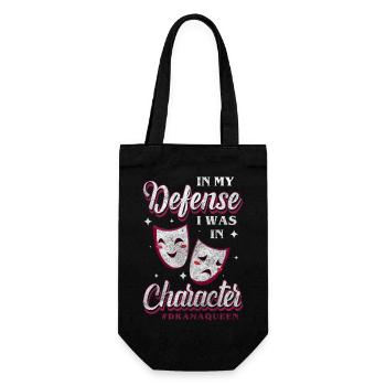 Drama Theater Spotlight Whining - Gift Bag for Bottles - black - Front