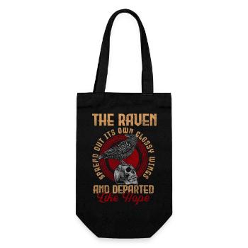 Crow Odin Black Rune - Gift Bag for Bottles - black - Front