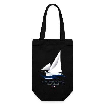 Bateau traditionnel "Le pointu" - Sac à bouteille - noir - Devant