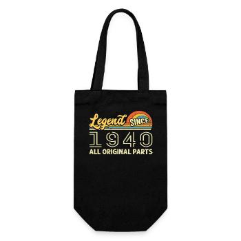 Legendary since 1940 Birthday 1940 Born 1940 - Gift Bag for Bottles - black - Front