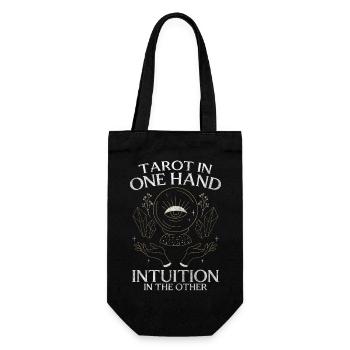 Fortune Teller Horoscope Narrator - Gift Bag for Bottles - black - Front