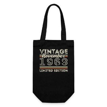 novembre 1968 Anniversaire né en novembre 1968 - Sac à bouteille - noir - Devant