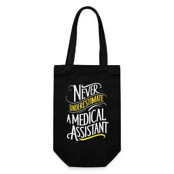 Medical Assistant Power - Gift Bag for Bottles - black - Front