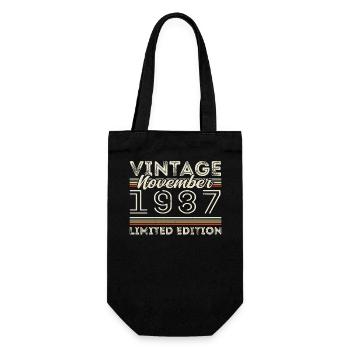 Novembre 1987 Anniversaire né en novembre 1987 - Sac à bouteille - noir - Devant