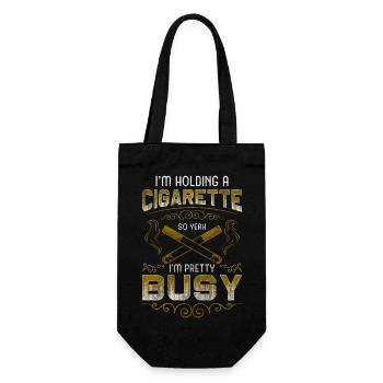 Cigarette Cigar Vaping Box - Gift Bag for Bottles - black - Front