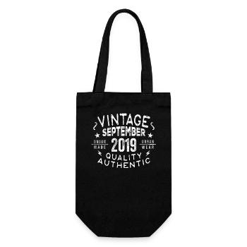 Légendaire depuis septembre 2019 Anniversaire Septembre - Sac à bouteille - noir - Devant
