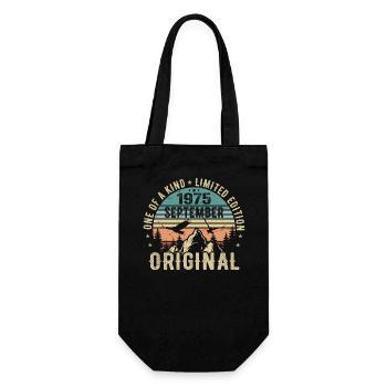Septembre 1975 Anniversaire - Légende depuis septembre - Sac à bouteille - noir - Devant