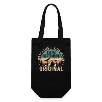 Septembre 1978 Anniversaire - Légende depuis septembre - Sac à bouteille - noir - Devant