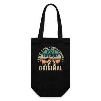 Septembre 1971 Anniversaire - Légende depuis septembre - Sac à bouteille - noir - Devant