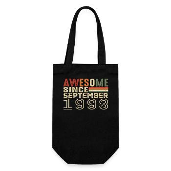 Septembre 1998, cadeau d’anniversaire Septembre 1998 - Sac à bouteille - noir - Devant