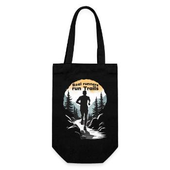 Real Runners Run Trails - Trail Running - Sac à bouteille - noir - Devant