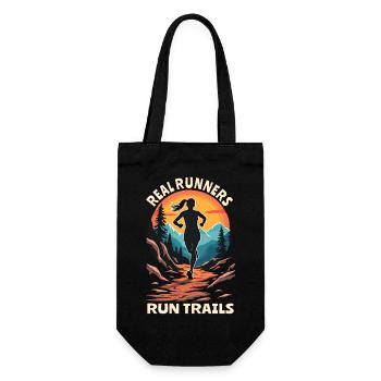 Real Runners Run Trails - Trail Running - Sac à bouteille - noir - Devant
