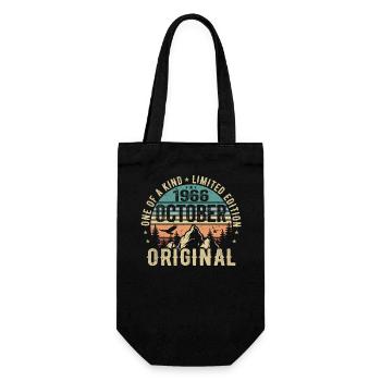 Octobre 1966 Cadeau d’anniversaire - Octobre 1966 - Sac à bouteille - noir - Devant