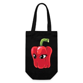 Paprika Chilli Pepperoni Spice - Gift Bag for Bottles - black - Front