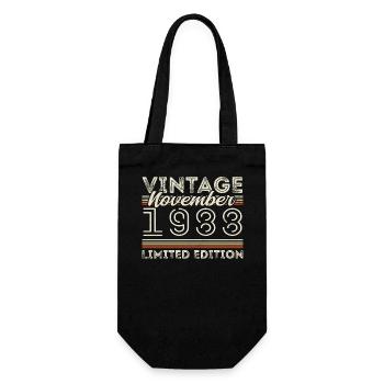 Né en novembre 1988 Anniversaire Novembre 1988 - Sac à bouteille - noir - Devant