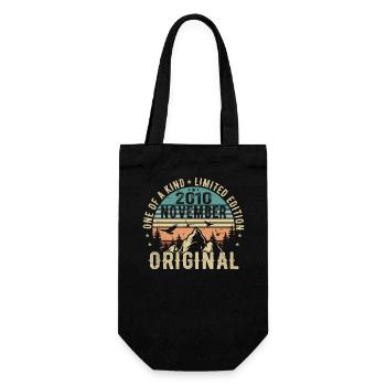 November 2010 Birthday Gift - November 2010 - Gift Bag for Bottles - black - Front