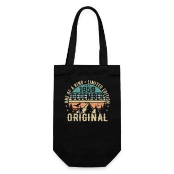 Légendes Anniversaire Décembre 1959 Naissance Cadeau - Sac à bouteille - noir - Devant