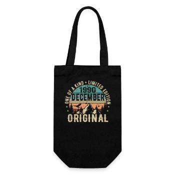 Legends Birthday December 1990 Born Gift - Gift Bag for Bottles - black - Front