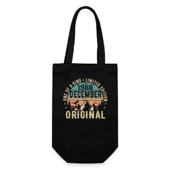 Légendes Anniversaire Décembre 1986 Naissance Cadeau - Sac à bouteille - noir - Devant