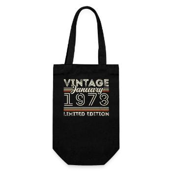 Janvier 1978 Né en 1978 - Date de naissance Janvier 1978 - Sac à bouteille - noir - Devant