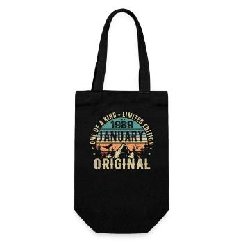 Cadeau d’anniversaire Janvier 1989 - Janvier 1989 - Sac à bouteille - noir - Devant
