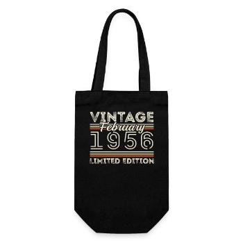 Février 1956 Cadeau d’anniversaire - Février 1956 - Sac à bouteille - noir - Devant