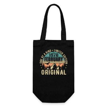 47ème Anniversaire Original Vintage Février 1978 - Sac à bouteille - noir - Devant