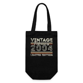 Février 2004 Cadeau d’anniversaire - Février 2004 - Sac à bouteille - noir - Devant
