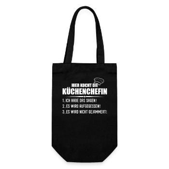 Cuisiner drôle cuisinier chef cadeau - Sac à bouteille - noir - Devant