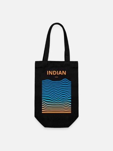 Océans dévastés : Indien - Sac à bouteille - noir