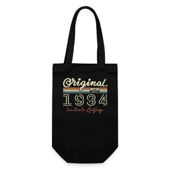Original 1984 Vintage 1984 Birthday Retro 1984 - Gift Bag for Bottles - black - Front