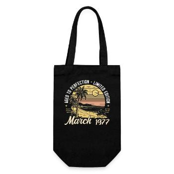 Anniversaire Mars 1977 - 48ème anniversaire - Mars 1977 - Sac à bouteille - noir - Devant