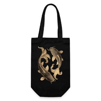 Koi - Gift Bag for Bottles - black - Front