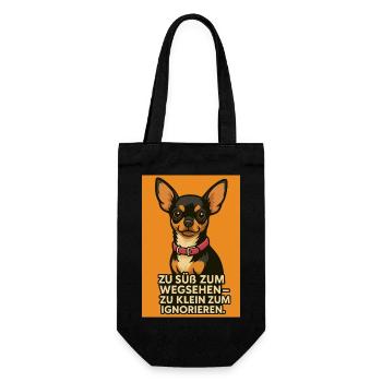 Too Cute to Handle - Geschenkbeutel für Flaschen - Schwarz - Vorne
