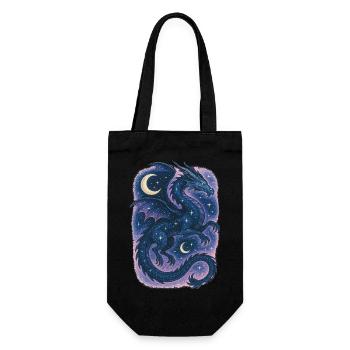 Celestial Dragon - Gift Bag for Bottles - black - Front