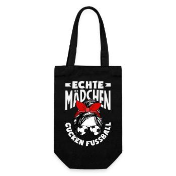Drôle de Football Football Fan Cadeau - Sac à bouteille - noir - Devant