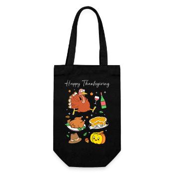 Papa Grand-père Grand-père Thanksgiving Père - Sac à bouteille - noir - Devant