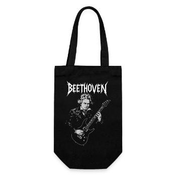 Beethoven Guitar Hero - Gift Bag for Bottles - black - Front