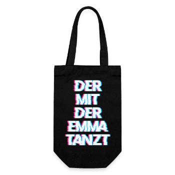 Hardtekk Tekk - Geschenkbeutel für Flaschen - Schwarz - Vorne