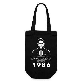Légende vivante du 40e anniversaire (GENT) depuis 03/1986 - Sac à bouteille - noir - Devant