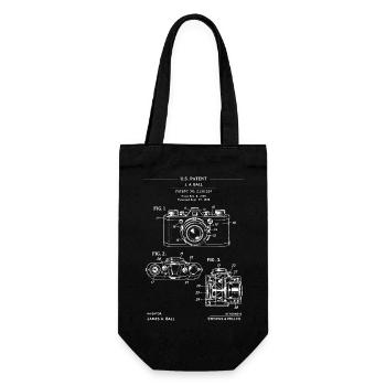 Diagramme de brevet de la caméra blueprint - Sac à bouteille - noir - Devant