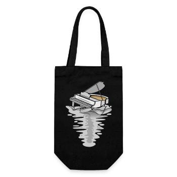 Diving Piano in Water Music Piano - Gift Bag for Bottles - black - Front