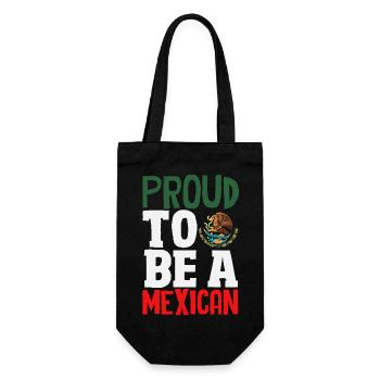 Fierté du Mexique & Maison Drapeau du Mexique - Sac à bouteille - noir - Devant