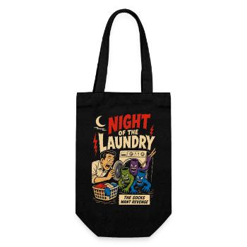 Night of the Revenge Socks - Gift Bag for Bottles - black - Front