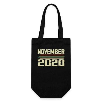 Millésime Novembre 2020 Millésime rétro Novembre 2020 - Sac à bouteille - noir - Devant