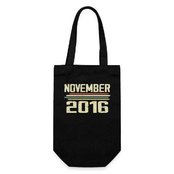 Millésime Novembre 2016 Millésime Rétro Novembre 2016 - Sac à bouteille - noir - Devant
