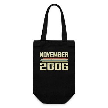 Millésime Novembre 2006 Millésime rétro Novembre 2006 - Sac à bouteille - noir - Devant
